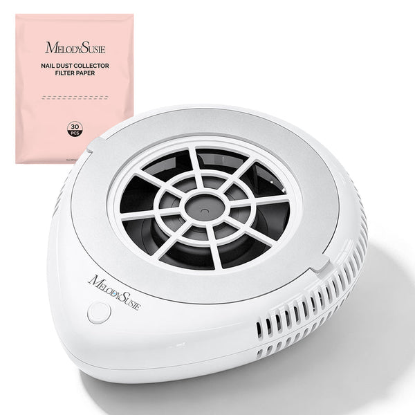 MelodySusie - PProR Cordless & Rechargeable Nail Dust Collector - White
