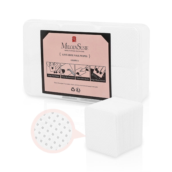 Melody Susie - 1050 Pcs Lint Free Nail Wipes