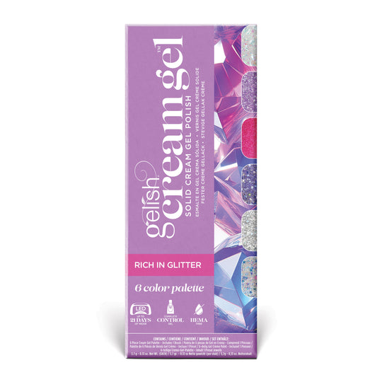 Gelish - Cream Gel Palette - Rich In Glitter