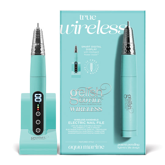 Gelish - Go File Wireless E-File - Aqua Marine