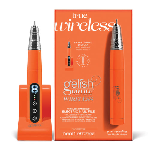 Gelish - Go File Wireless E-File - Neon Orange