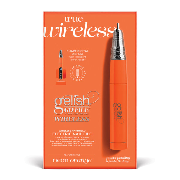 Gelish - Go File Wireless E-File - Neon Orange
