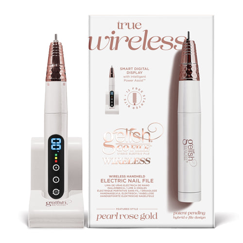 Gelish - Go File Wireless E-File - Pearl Rose Gold