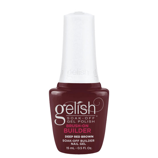 Gelish - Brush-On Builder - Deep Red Brown