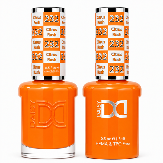 DND - Hema-Free & TPO-Free Gel & Lacquer - Citrus Rush – 232