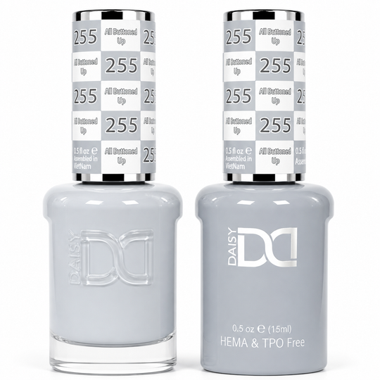 DND - Hema-Free & TPO-Free Gel & Lacquer - All Buttoned Up – 255