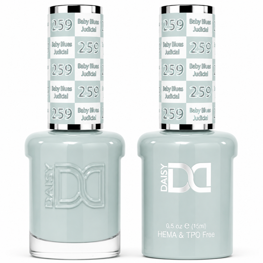 DND - Hema-Free & TPO-Free Gel & Lacquer - Baby Blues Judicial – 259