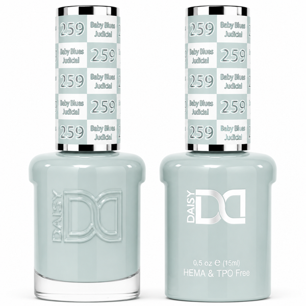 DND - Hema-Free & TPO-Free Gel & Lacquer - Baby Blues Judicial – 259