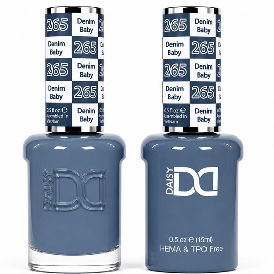 DND - Hema-Free & TPO-Free Gel & Lacquer - Denim Baby – 265