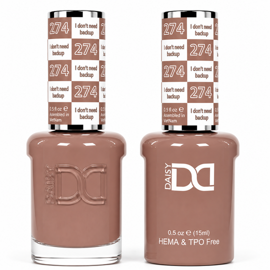 DND - Hema-Free & TPO-Free Gel & Lacquer - I Don't Need Backup – 274