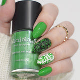 Maniology - Stamping Nail Polish - Northern Gleam: Evergleam - B565 - Green Pearl Cream
