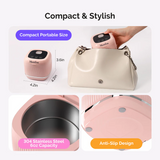 MelodySusie - 2 In 1 Ultrasonic Cleaner Machine For Manicure - Pink
