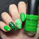 Maniology - Stamping Nail Polish - Northern Gleam: Evergleam - B565 - Green Pearl Cream