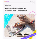 Melody Susie - PocketNail PC100GR/PC100G Innovative Pen-Shaped Portable Nail Drill 20,000RPM - Pleasing Pink
