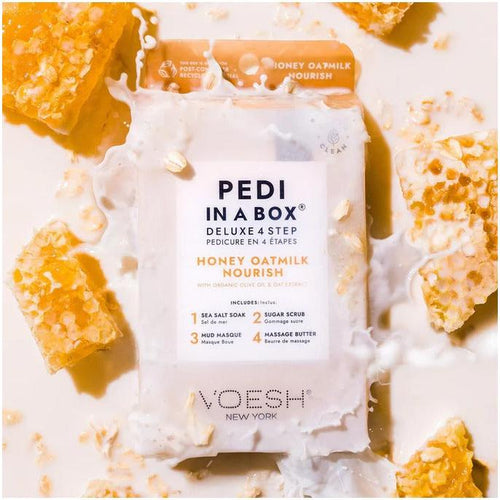Voesh - Pedi in a Box Deluxe 4 Step - Honey Oatmilk Nourish