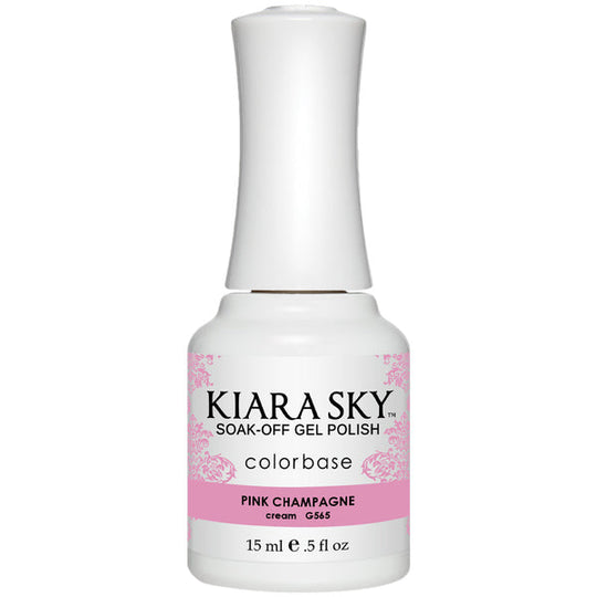 Kiara Sky - Gel Polish - Pink Champagne 0.5 oz - #G565