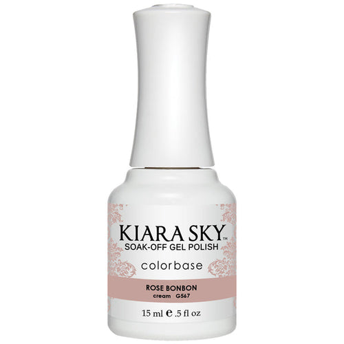 Kiara Sky - Gel Polish - Rose Bon Bon 0.5 oz - #G567