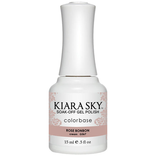 Kiara Sky - Gel Polish - Rose Bon Bon 0.5 oz - #G567
