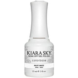 Kiara Sky - Gel Polish - Milky White 0.5 oz - #G623