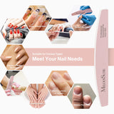 MelodySusie - Tool - Halfmoon Nail Files 100/180 - Pink (10 pc)