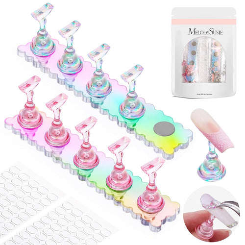 Melody Susie - 2 Sets Acrylic Magnetic Nail Stand