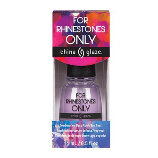 China Glaze - For Rhinestone Only Top/Base Coat 0.5 oz - #83856
