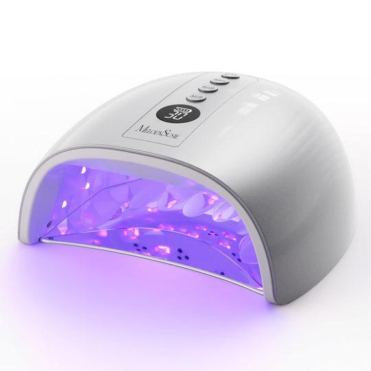 MelodySusie - New Upgraded P-Plus30Gt Rechargeable Cordless Uv/Led Nail Lamp - Silver