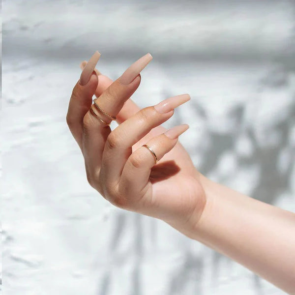 Apres - neutrals gel-x tips - alex sculpted square long (150 pcs)