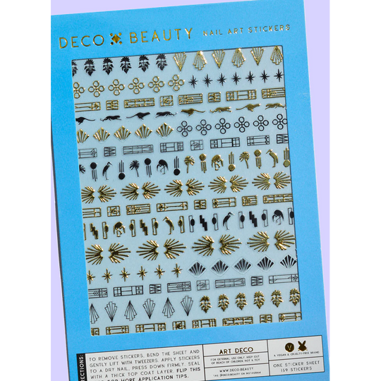 Deco Beauty - Nail Art Stickers - Art Deco