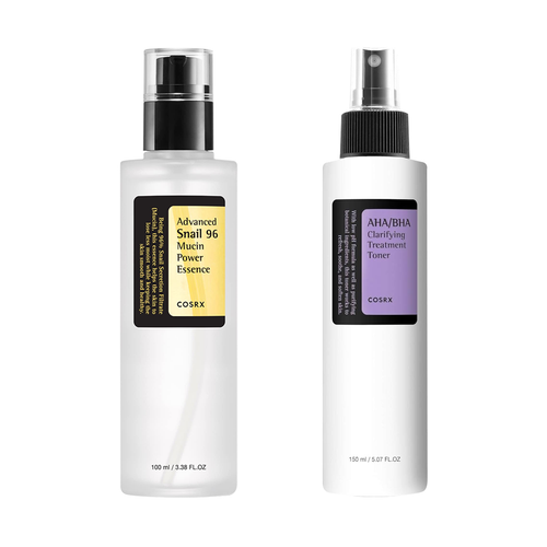 Cosrx - Advanced Snail 96 Mucin Power Essence + Aha/Bha Clarifying Treatment Toner