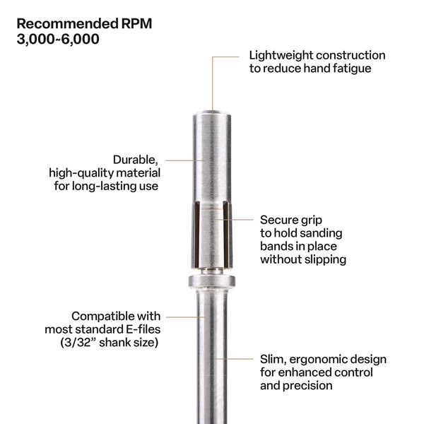Apres - Slim Sanding Band Mandrel Bit