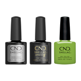 CND - Shellac Xpress5 Combo - Base, Top & Hand Fired (0.25 oz)