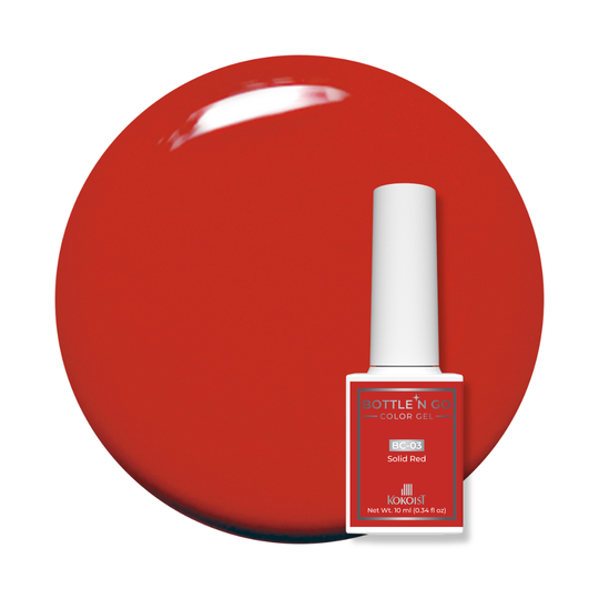 Kokoist Bottle 'N Go Color Gel - Solid Red