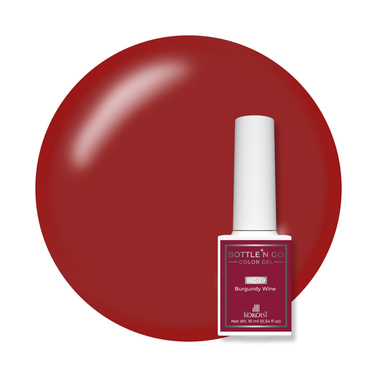 Kokoist Bottle 'N Go Color Gel - Burgundy Wine