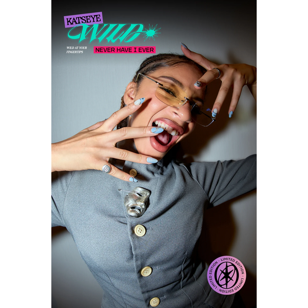 Never Have I Ever x Katseye - Bel Air – Short Almond Press-On Nails
