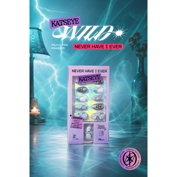 Never Have I Ever x Katseye - Bel Air – Short Almond Press-On Nails