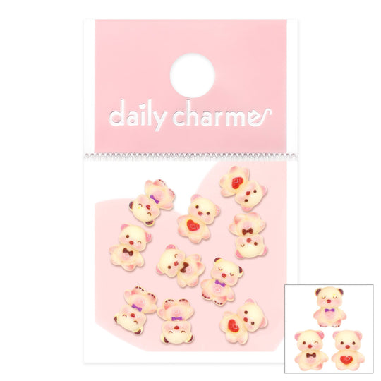 Daily Charme - Sweetheart Teddy Resin Cabochons Mix
