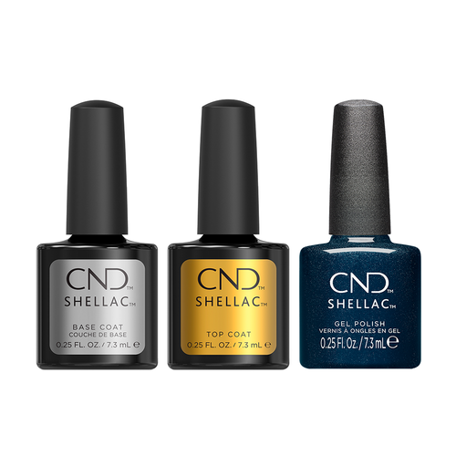 CND - Shellac Combo - Base, Top & Midnight Flight