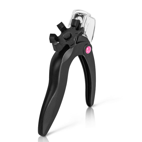Melody Susie - Rotary Adjustable Stainless Steel Acrylic Nail Clippers - Black