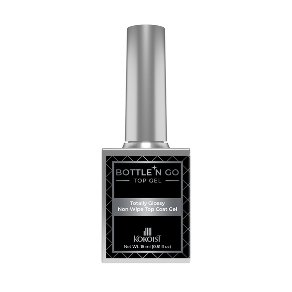 Kokoist Bottle 'N Go Color Gel - Totally Glossy Non - Wipe Top Coat Gel