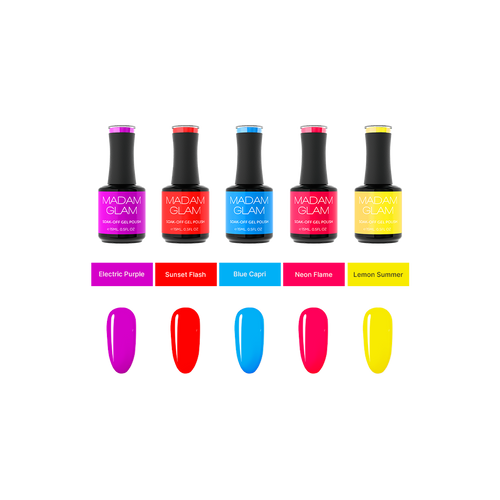 Madam Glam - Gel Polish - I Am Joyful - Creme Bundle