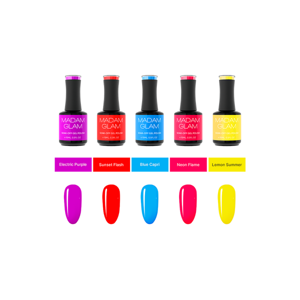 Madam Glam - Gel Polish - I Am Joyful - Creme Bundle