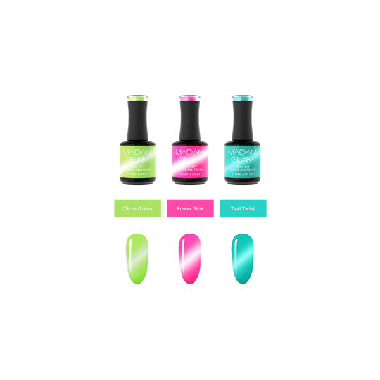 Madam Glam - Gel Polish - I Am Joyful - Cat Eye Bundle