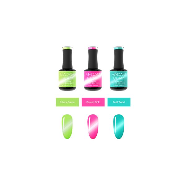 Madam Glam - Gel Polish - I Am Joyful - Cat Eye Bundle