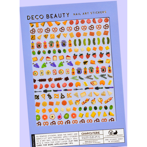 Deco Beauty - Nail Art Stickers - Charcuterie