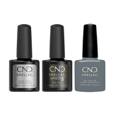 CND - Shellac Xpress5 Combo - Base, Top & Whisper (0.25 oz)