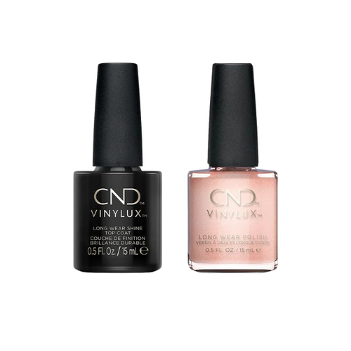 CND - Vinylux Topcoat & Grapefruit Sparkle 0.5 oz - #118