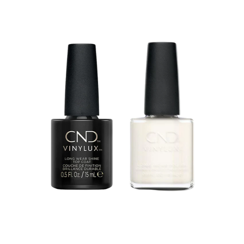 CND - Vinylux Topcoat & White Wedding 0.5 oz - #318