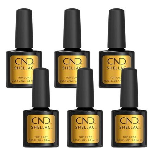 CND Shellac - Top Coat - 6 Pack (0.25 oz)