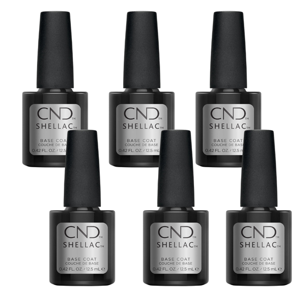 CND Shellac - Base Coat - 6 Pack (0.25 oz)